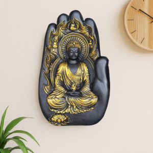 Divine Hand Buddha Resin Statue (6 x 3.75 inches)